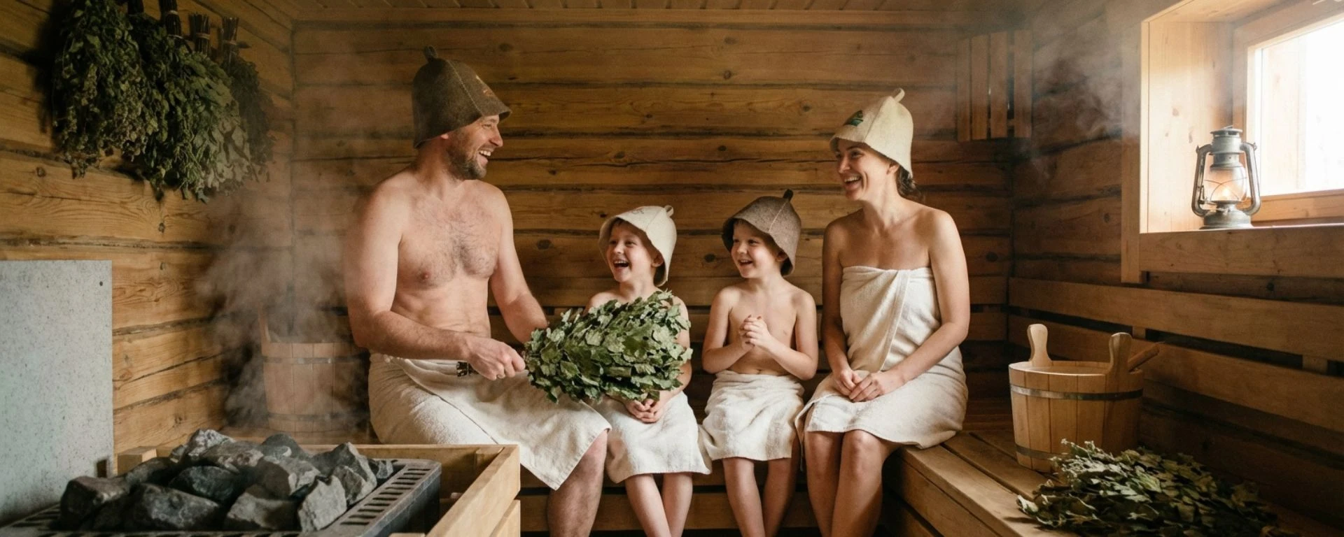 Семейное парение: С какого возраста можно брать ребенка в баню? 